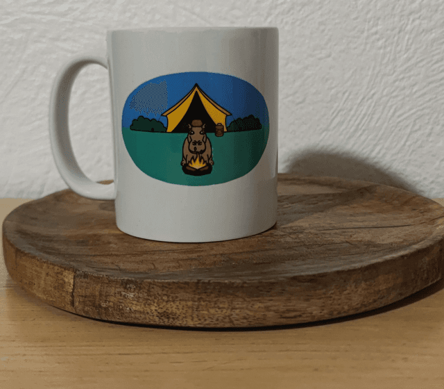 Tasse &quot;L&#039;hippo campe&quot;
